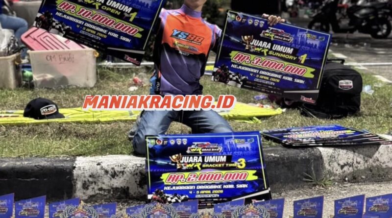 Hasil Event Dragbike No Limit X Wr 201 Kabupaten Siak 4/5 April 2026