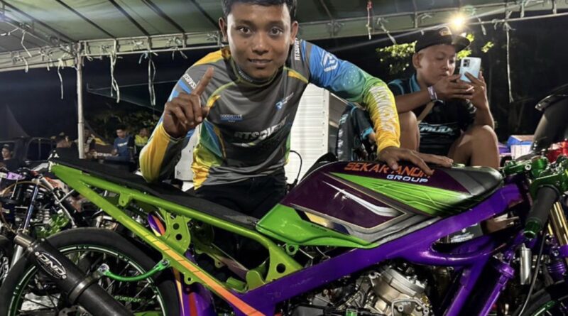 Josh. Ninja Sekar Anom Hattrick Kemenangan, Engine Kpx Garage Makin Bersinar di Kelas Frame STD Jawa Timur