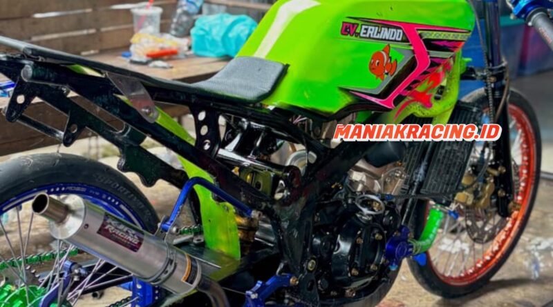 Konsisten Kepala 6 Detik di Tiga Event Beruntun, Ninja Cv. Erlindo Lina Cake & Cookies Racing Team Tercepat di Drag Bike Pariaman.