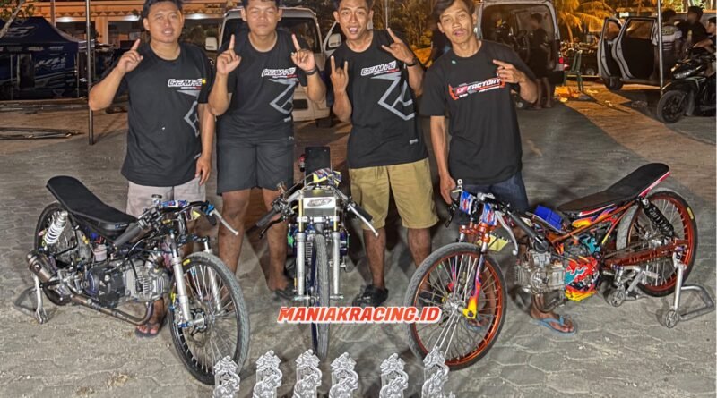 Menggandeng SMK Pancasila 1 Wonogiri , BjKomo Tampil Superior di Final Dragbike SDC Lampung.