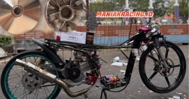 Mio 200 TU Bebs Speed FT AB Tech Juara Piala Bupati Tangerang, Pulley Racer Bebs Anti Ngedrop Tembus 7,132 Detik!