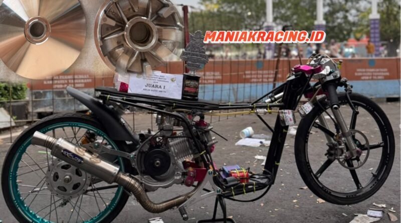 Mio 200 TU Bebs Speed FT AB Tech Juara Piala Bupati Tangerang, Pulley Racer Bebs Anti Ngedrop Tembus 7,132 Detik!